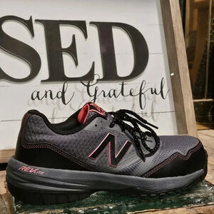 New Balance Composite Toe 589 Shoe - Wmns Sz 11 Grey / Pink #WID589T1